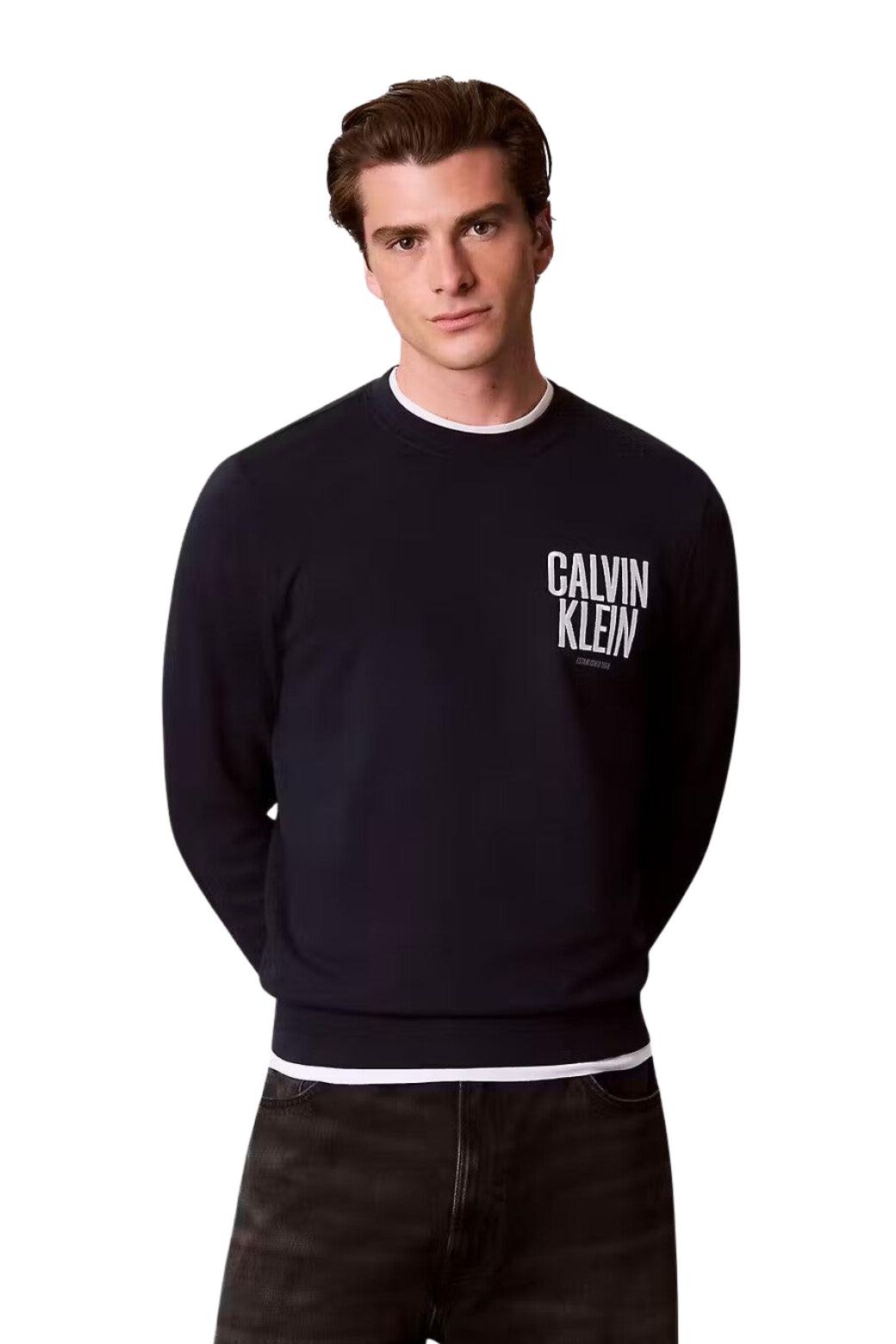 Sudadera Calvin Klein 350Terry Azul marino