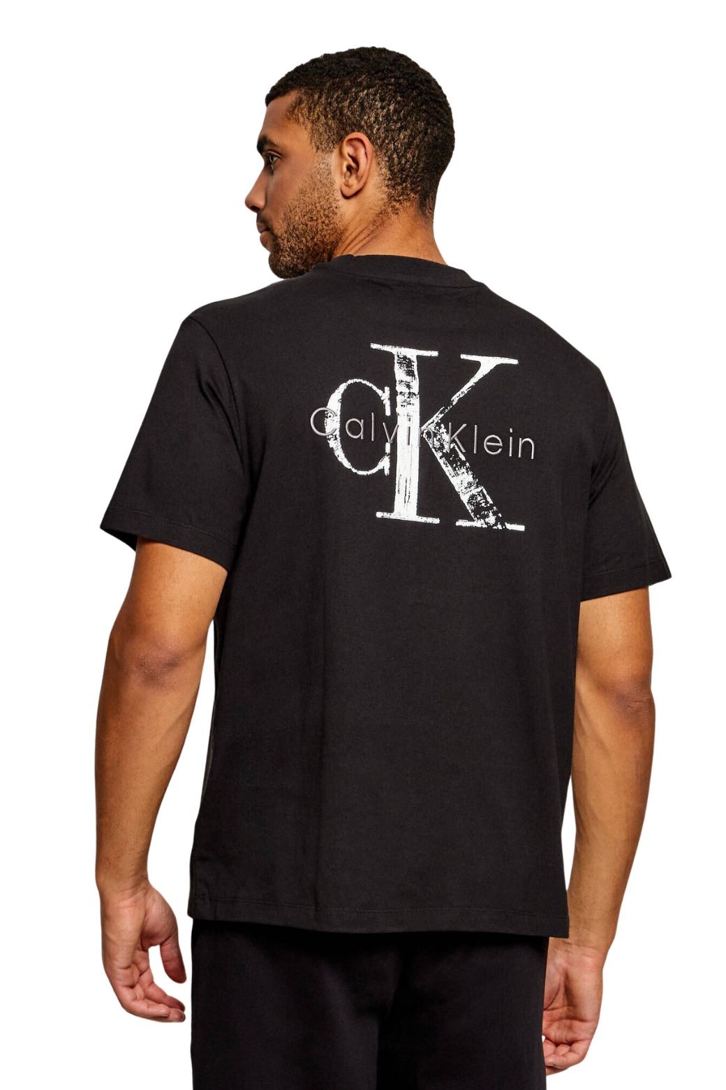 Camiseta Calvin Klein Distress Negra