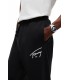 Pantalon Tommy Jeans Signature Negro