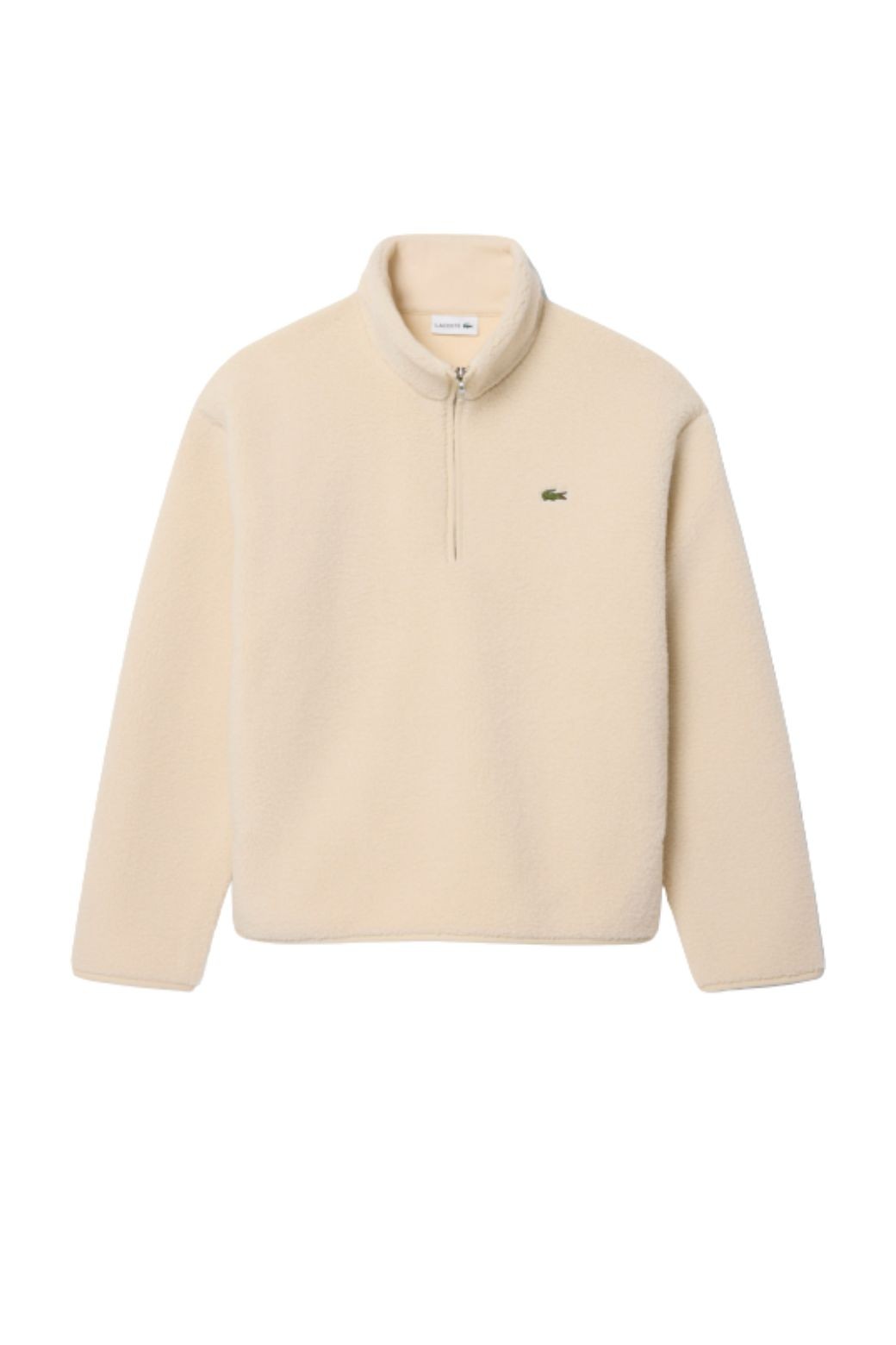 Abrigo Lacoste Half-Zip Beige