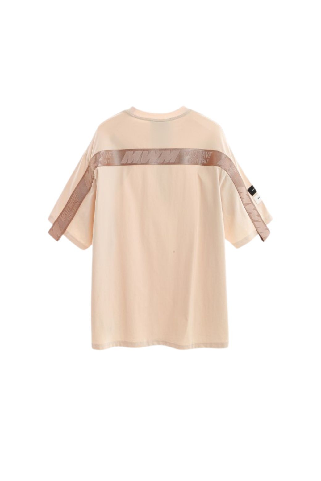 Camiseta MWM Tiras Beige