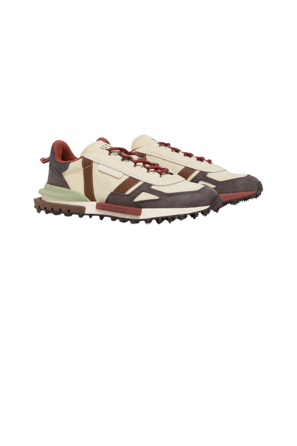 Zapatillas Lacoste Elite Active Beige y Verde