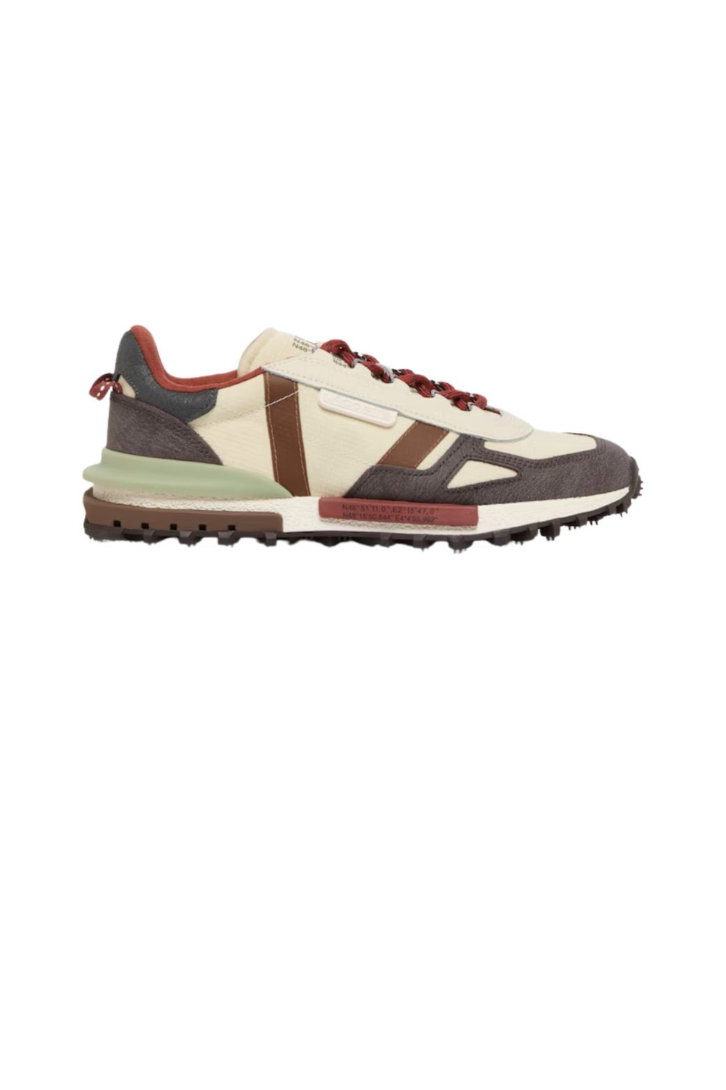 Zapatillas Lacoste Elite Active Beige y Verde