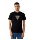 Camiseta Guess Triangle Logo Negra
