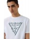 Camiseta Guess Triangle Leave Blanca