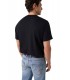 Camiseta Guess Triangle Leave Negra