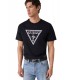 Camiseta Guess Triangle Leave Negra