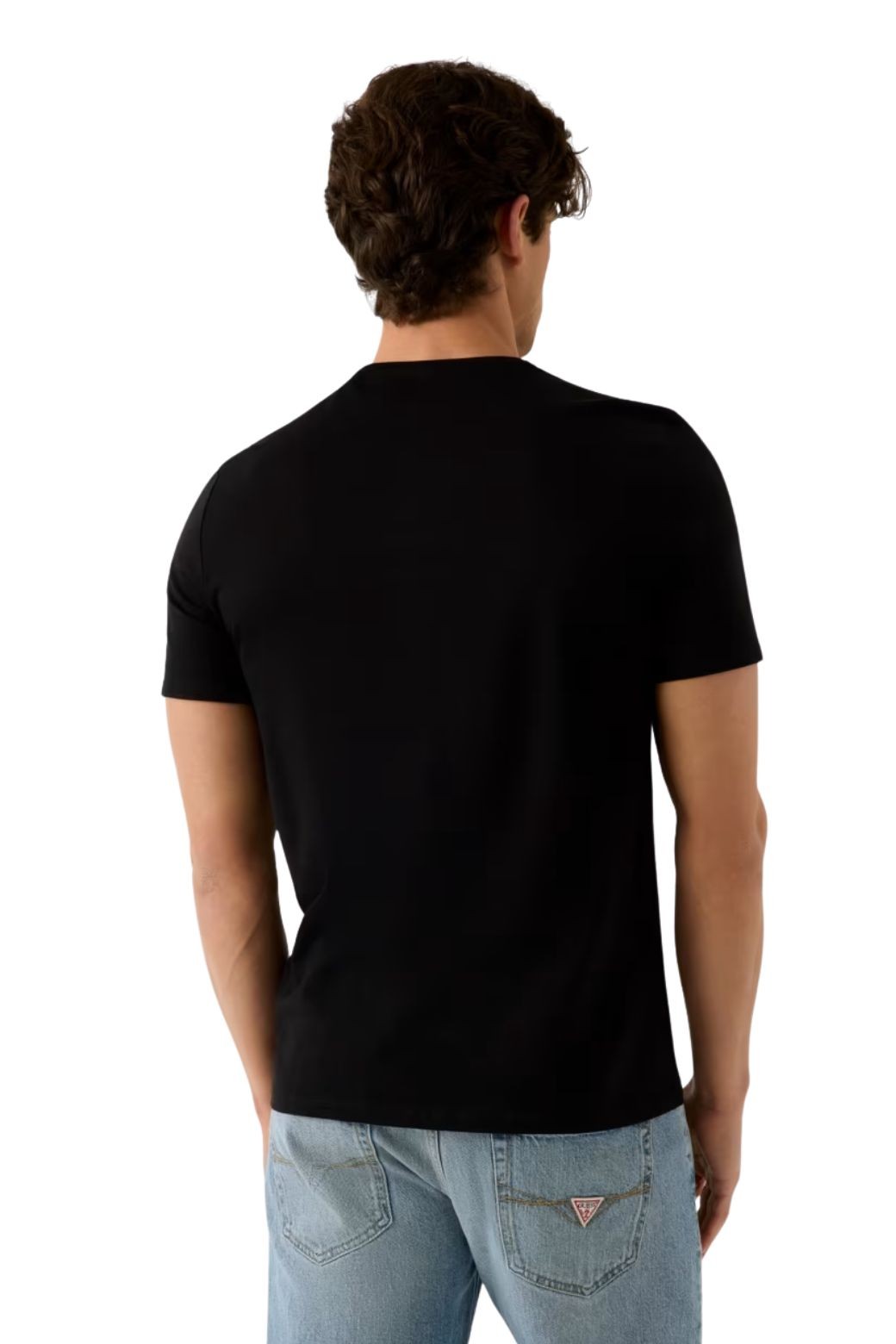 Camiseta Guess Triangle Core Negra