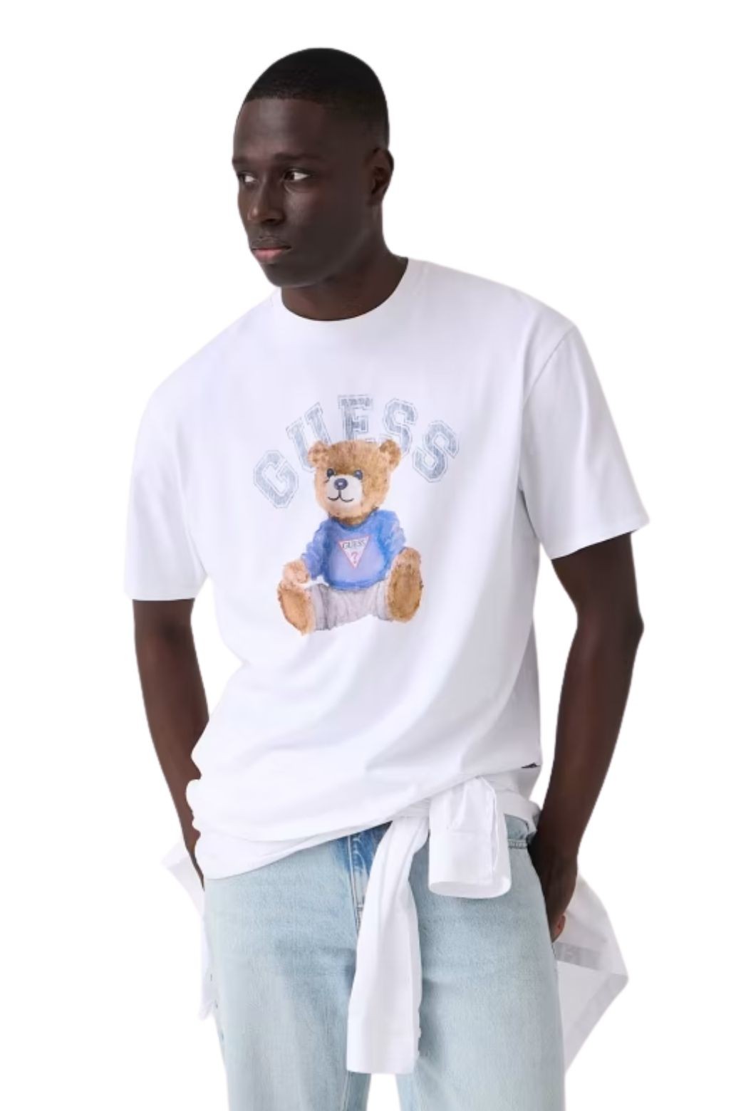 Camiseta Guess Bear Blanca