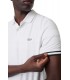 Polo Guess Jacquard Blanco