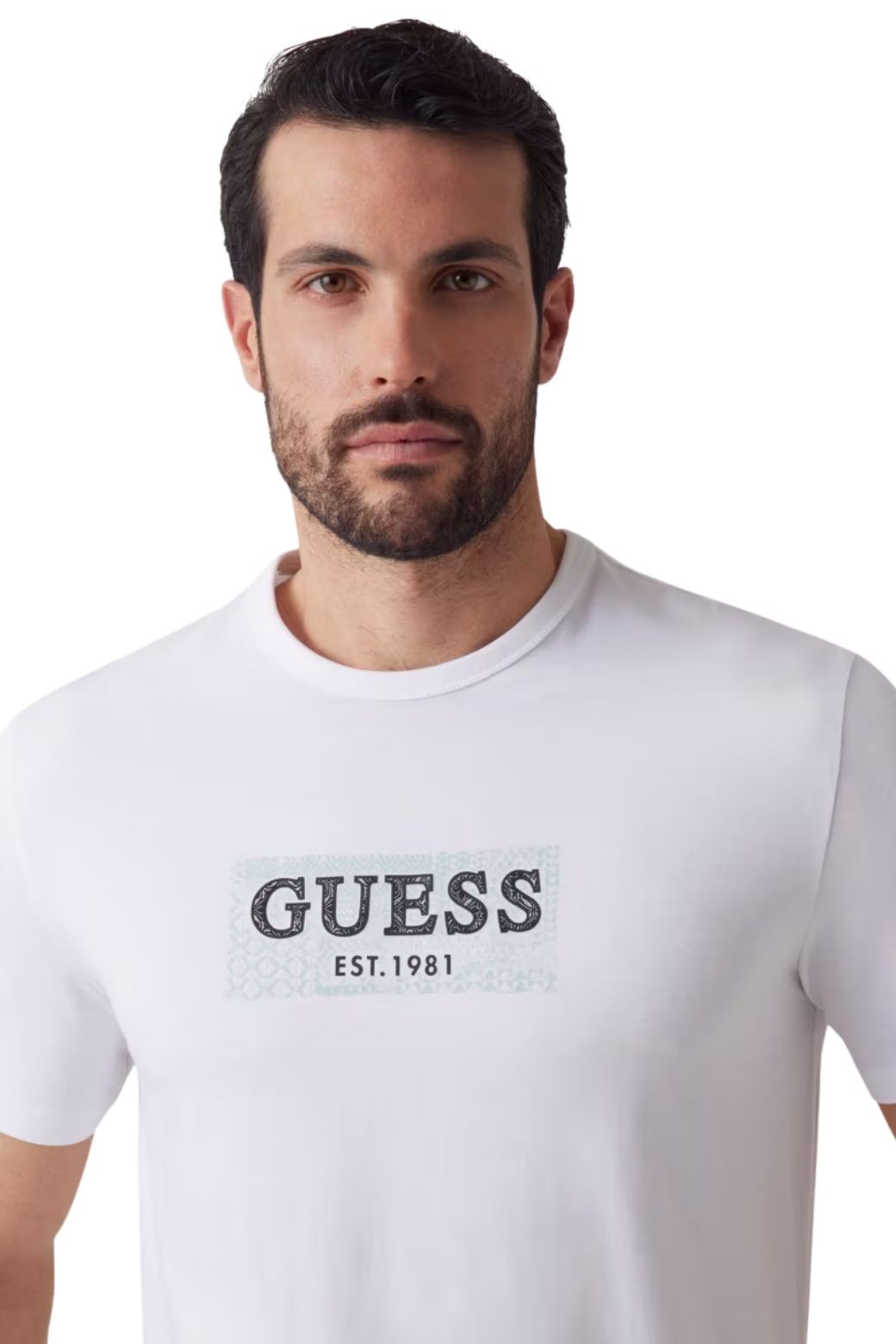 Camiseta Guess Box Tee Blanca