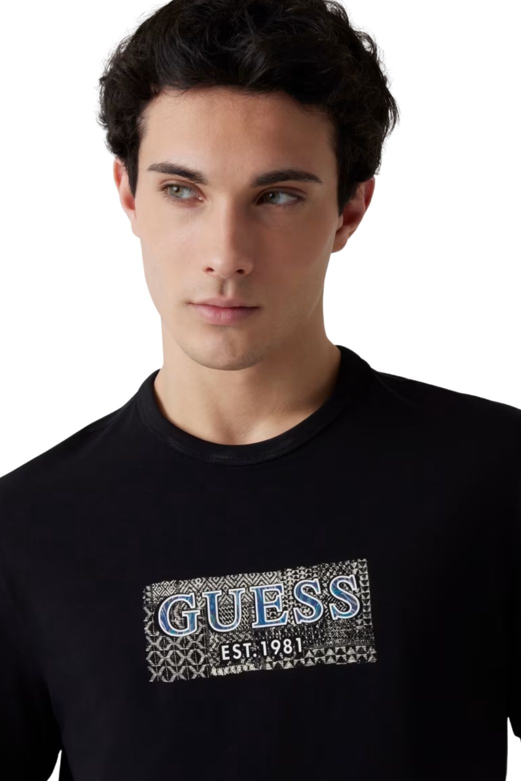 Camiseta Guess Box Tee Negra