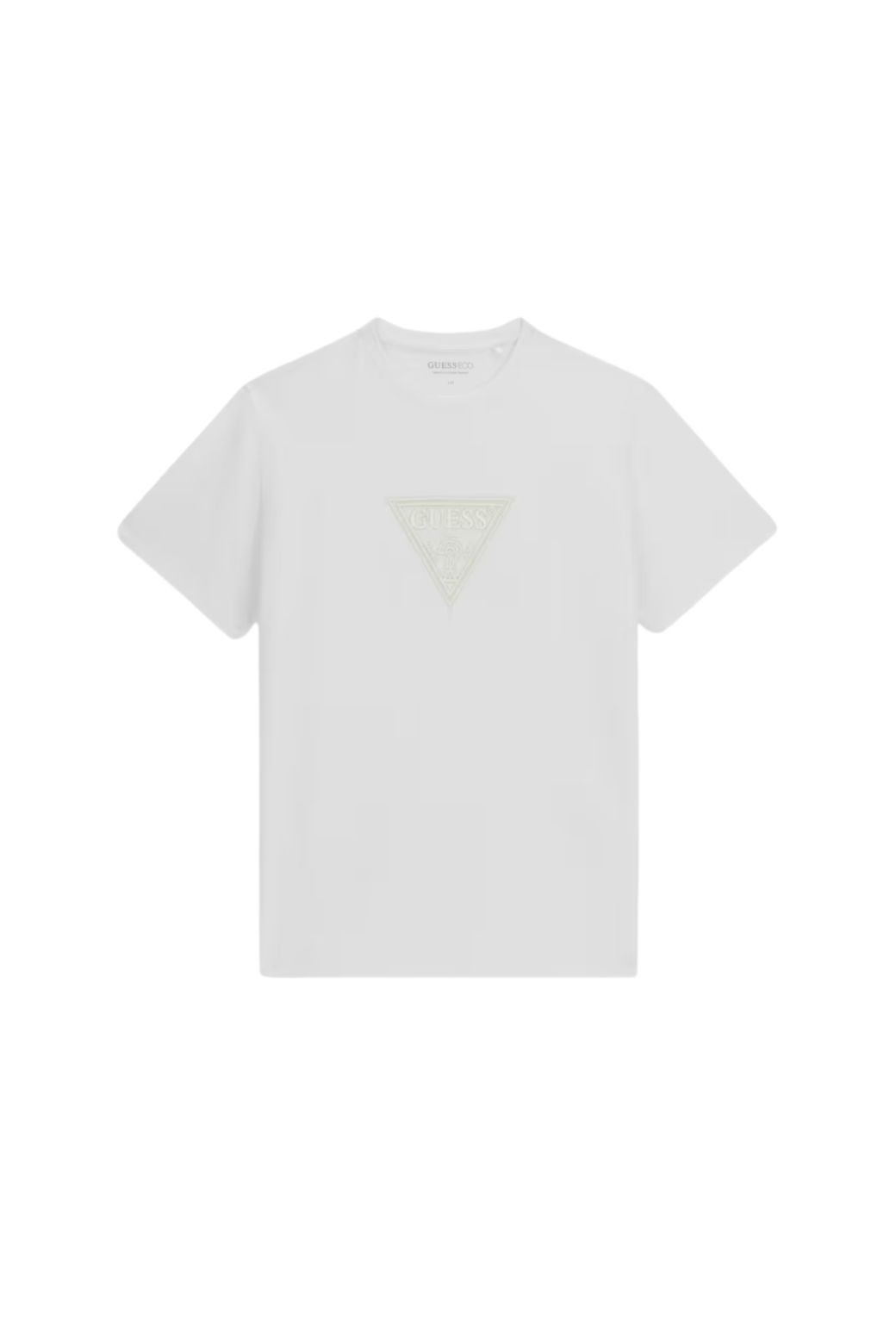 Camiseta Guess Triangle Logo Blanca