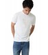 Camiseta Guess Triangle Logo Blanca
