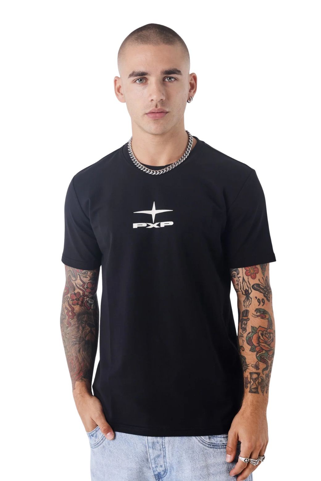 Camiseta Project x Paris Fit Ess Negra
