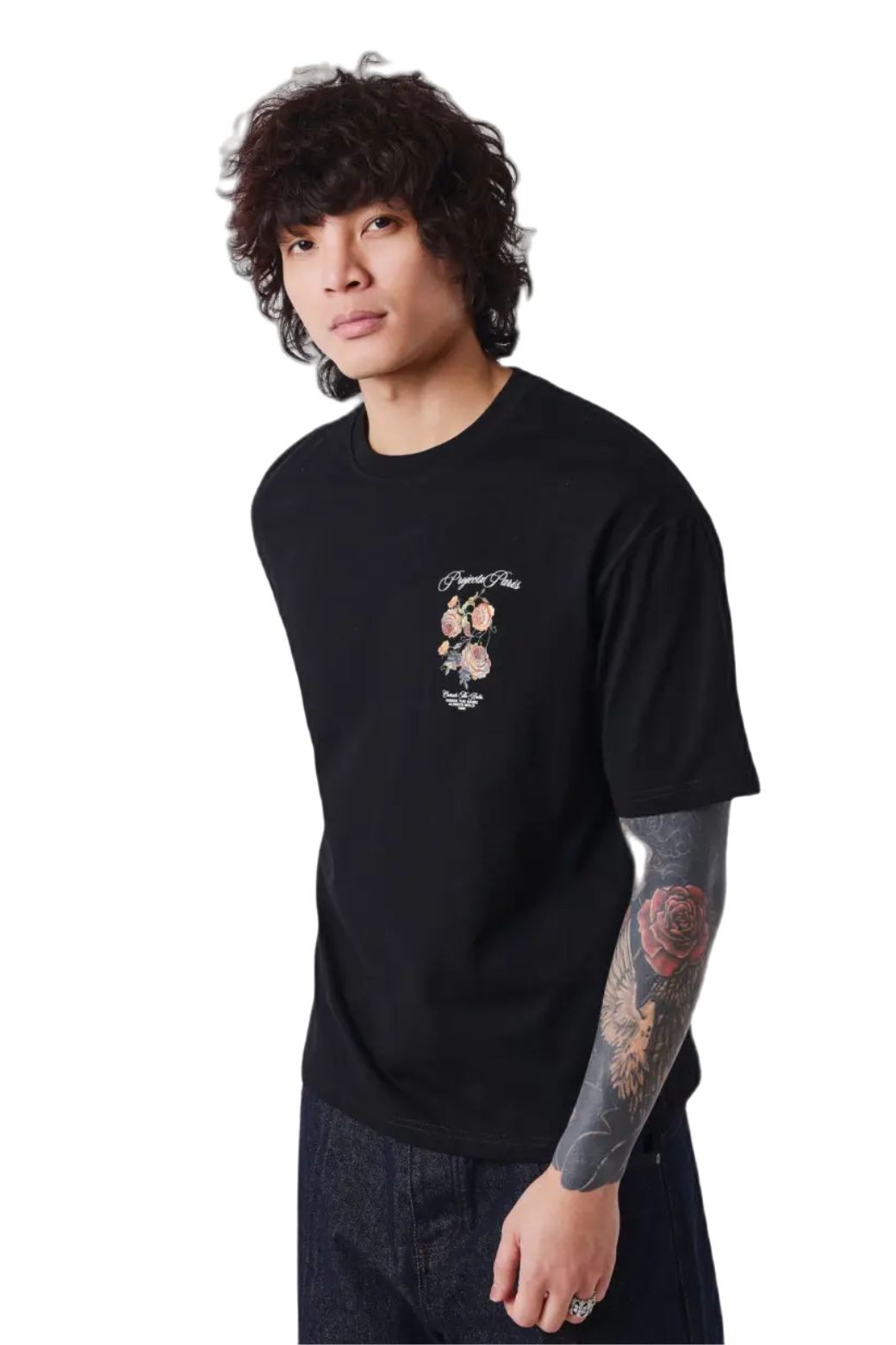 Camiseta Project x Paris A Fleur Sporty Negra