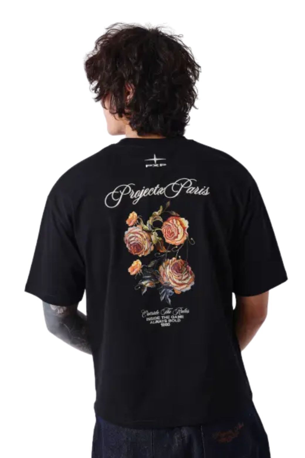 Camiseta Project x Paris A Fleur Sporty Negra