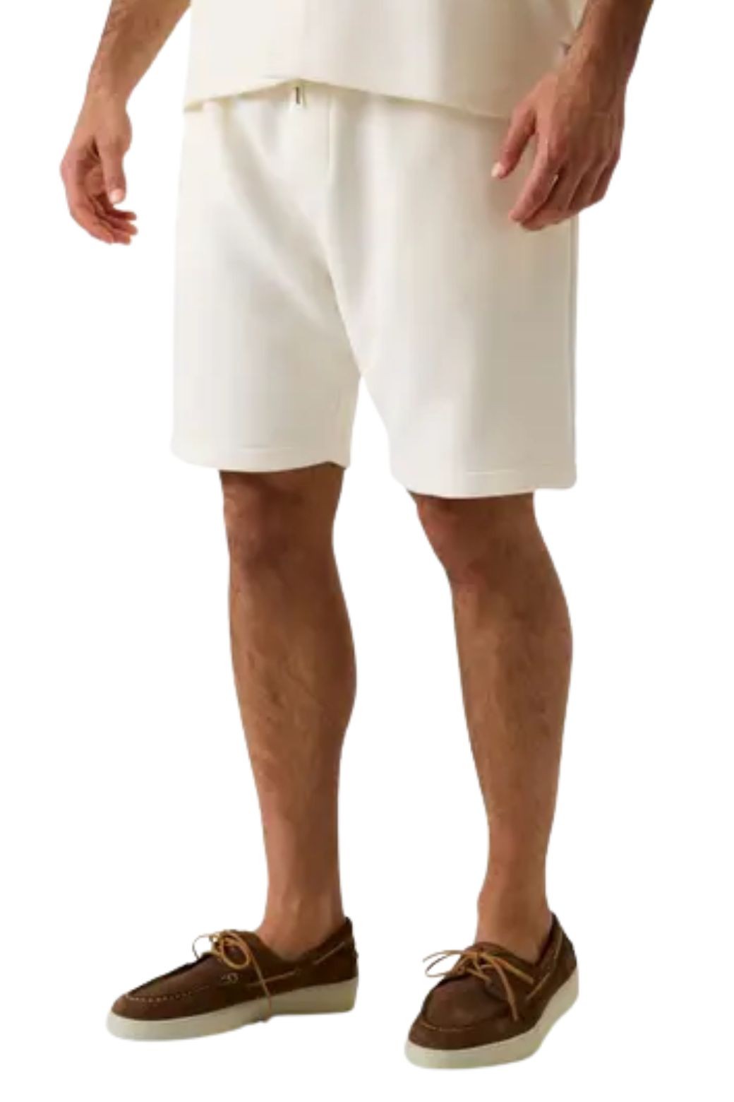Pantalon Corto Guess Solid Blanco