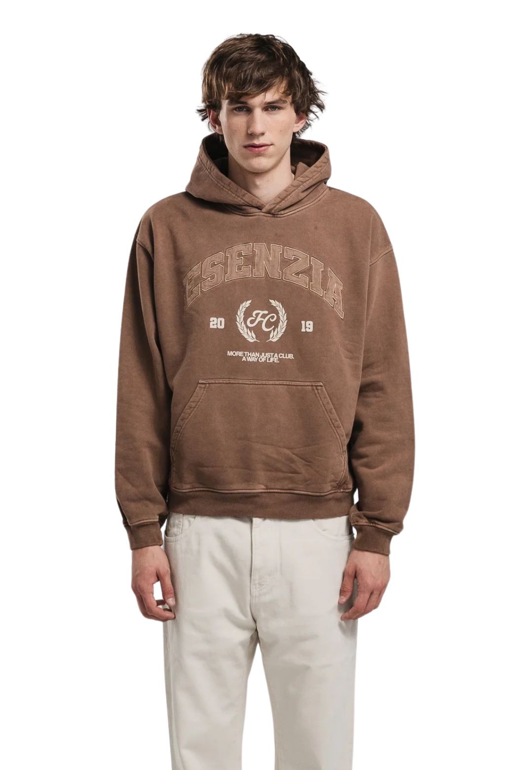 Sudadera Esenzia Laurel Marron