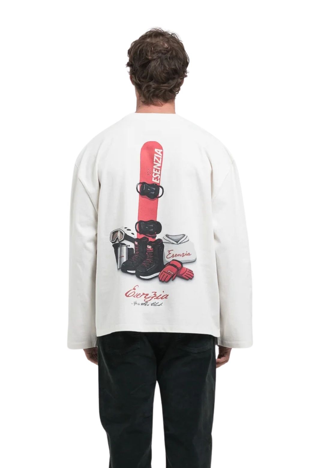 Camiseta Manga Larga Esenzia Equipment Blanca