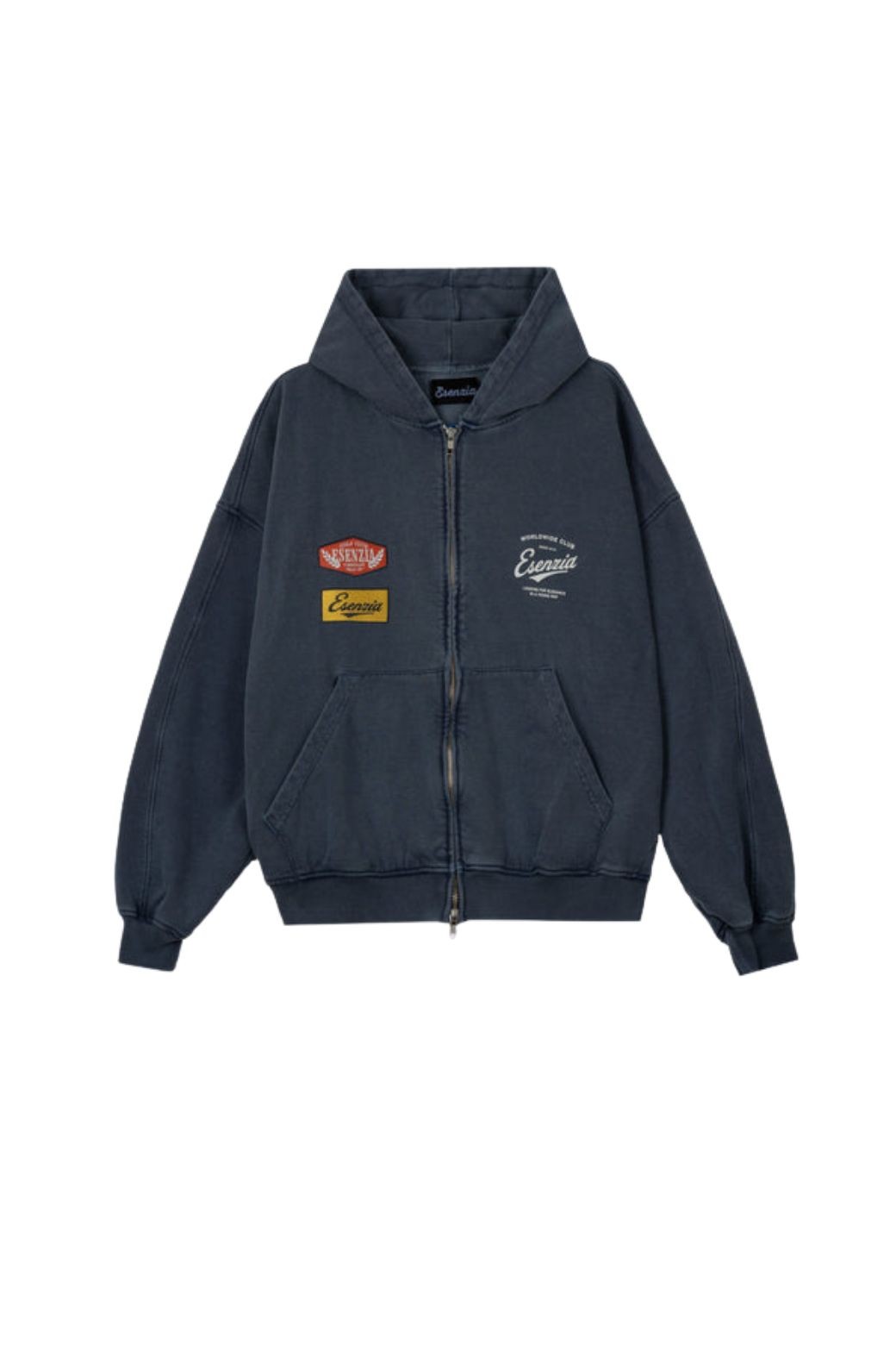 Sudadera Esenzia Path Zipper Azul