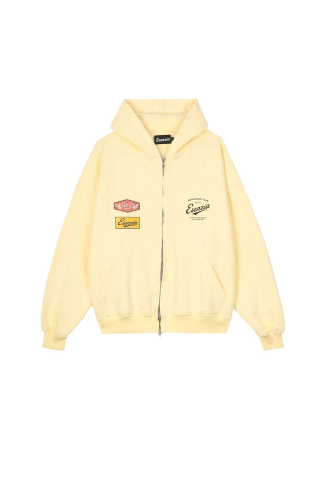 Sudadera Esenzia Path zipper Amarilla