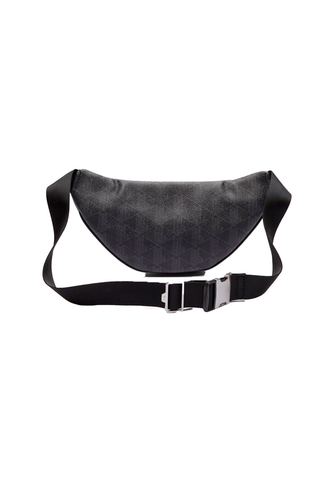 Riñonera Lacoste The Blend en lona monograma Negro